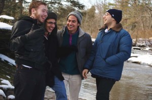 Members of Hale Eddy in Woodstock; from left, Ethan, Kevin, Alex and Greg