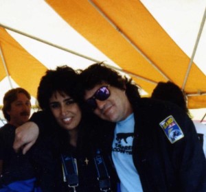 Carol Caffin and Rick Danko in Pennsauken, NJ, September 1990